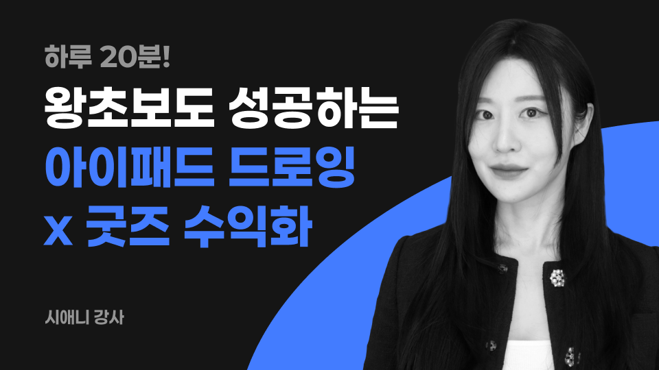 아이패드 드로잉 X 굿즈 수익화
