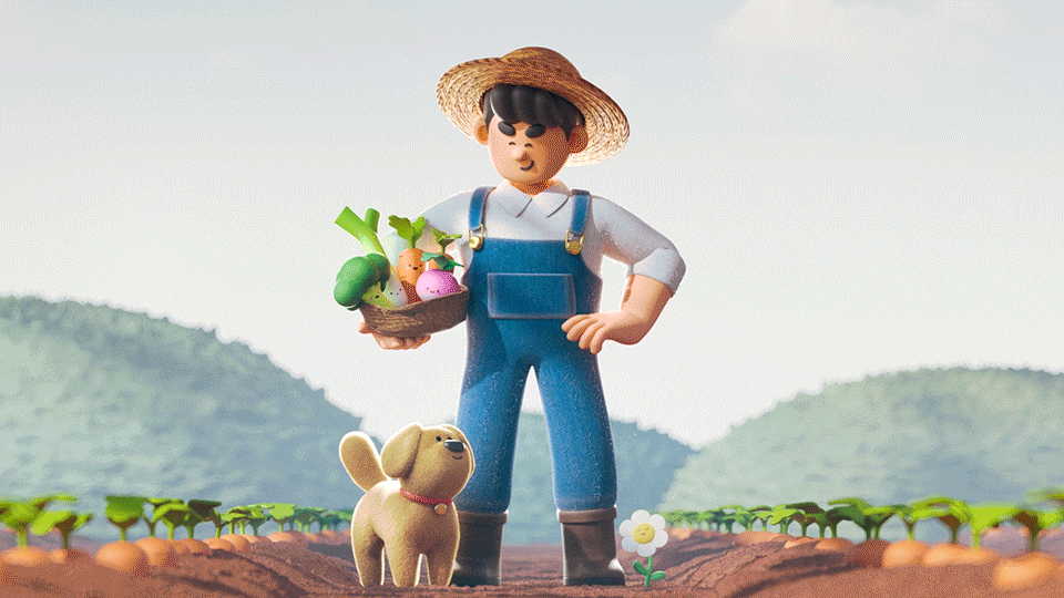 귀여운 예제로 프로급 퀄리티까지! C4D 캐릭터 아트웍