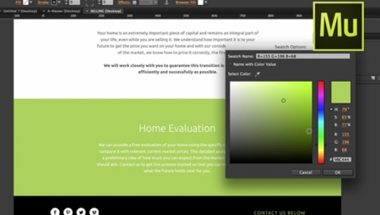 Adobe Muse(뮤즈) CC 2018 제대로 배우기